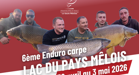 Enduro carpe au lac du Mêle sur Sarthe