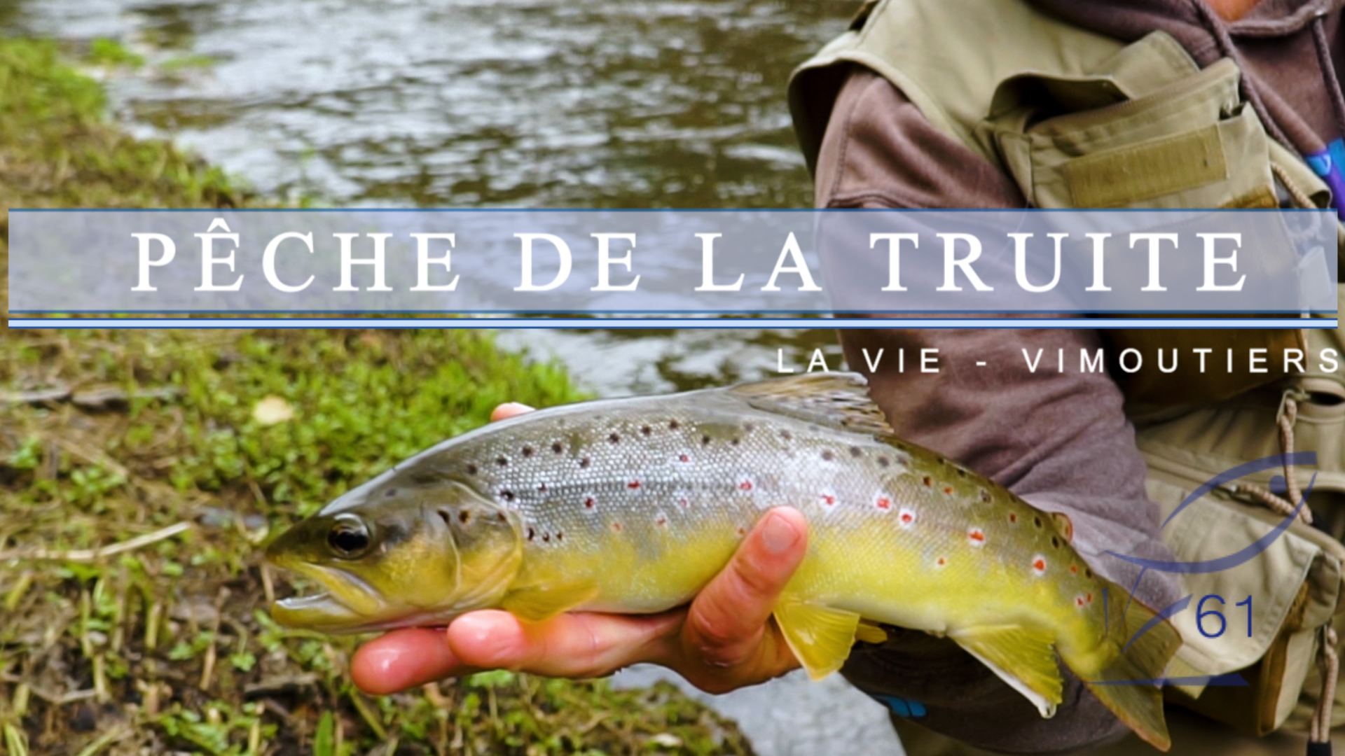 Pêche de la truite sur la rivière Vie - Fédération de pêche de l'Orne